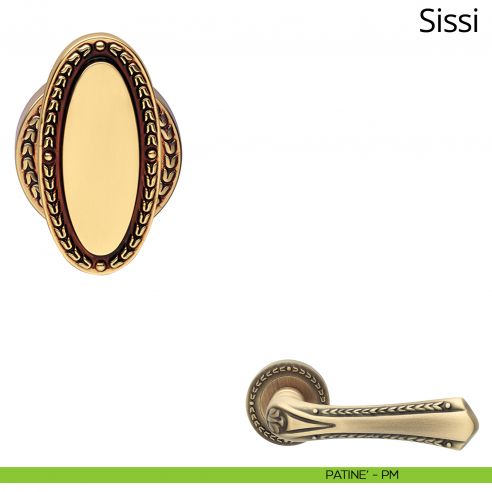 Pomolo per porta girevole Sissi Linea Calì  patinè