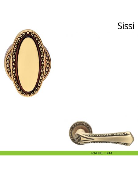 Pomolo per porta girevole Sissi Linea Calì  patinè