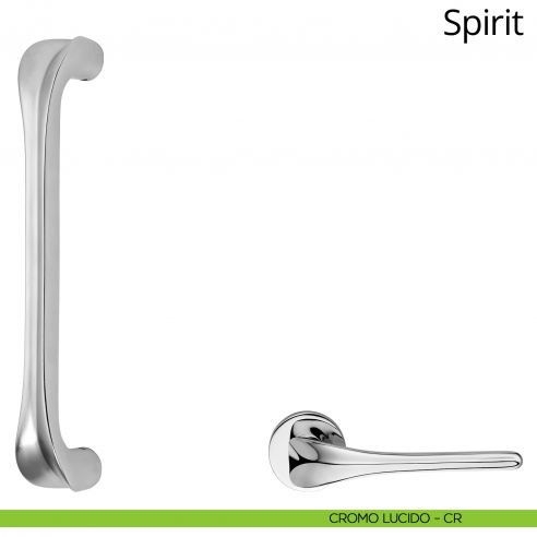 Maniglione per porta Spirit Linea Calì cromo