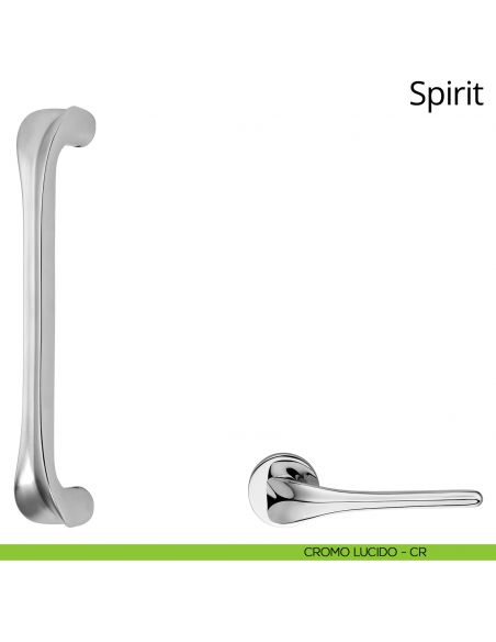 Maniglione per porta Spirit Linea Calì cromo