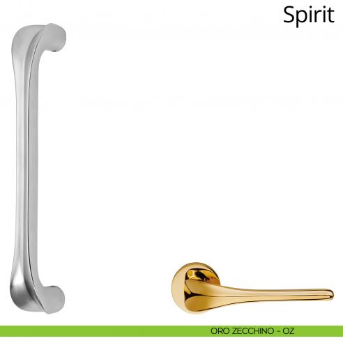 Maniglione per porta Spirit Linea Calì oro zecchino
