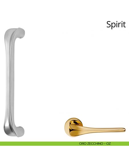Maniglione per porta Spirit Linea Calì oro zecchino