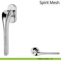 Maniglia per finestra martellina DK con swarovski Spirit Mesh Linea Calì 2