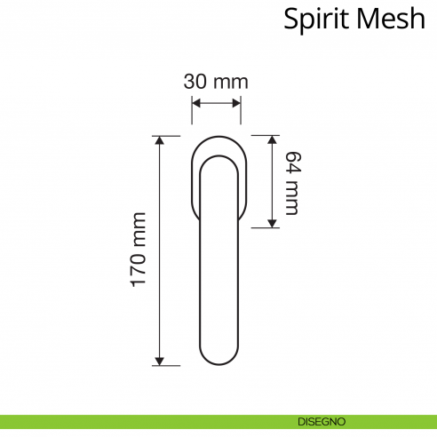 Maniglia per finestra martellina DK con swarovski Spirit Mesh Linea Calì disegno