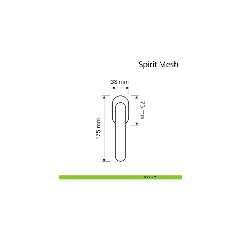 Maniglia per finestra martellina DK antintrusione con swarovski Spirit Mesh Linea Calì disegno