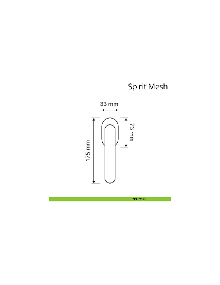 Maniglia per finestra martellina DK antintrusione con swarovski Spirit Mesh Linea Calì disegno