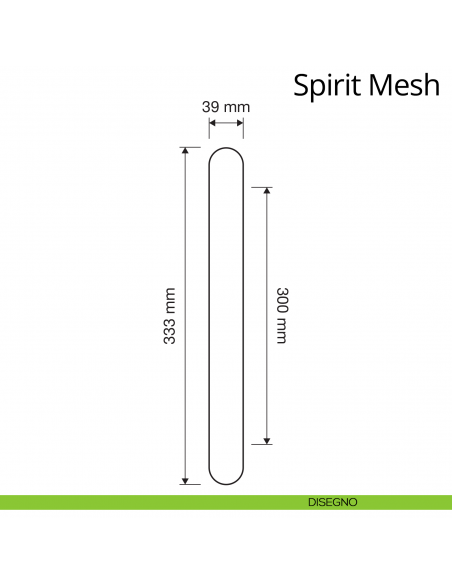 Maniglione per porta con swarovski Spirit Mesh Linea Calì disegno