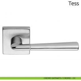 Maniglia per porta interna Tess Linea Calì rosetta quadrata 2