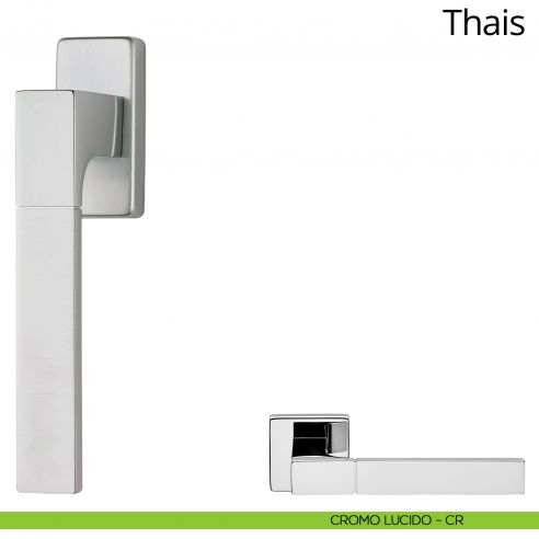 Maniglia per finestra martellina DK Thais Linea Calì cromo