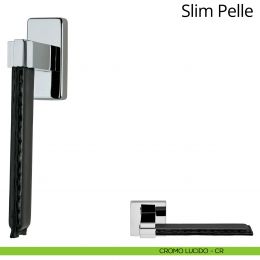 Maniglia per finestra martellina DK Slim Pelle Linea Calì 2