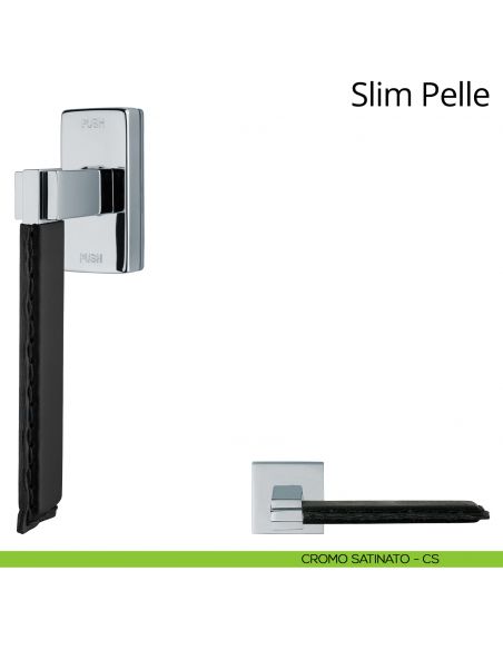 Maniglia per finestra martellina DK antintrusione Slim Pelle Linea Calì
