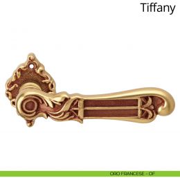 Maniglia per porta interna Tiffany Linea Calì con rosetta artistica 2