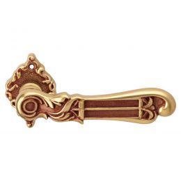 Maniglia per porta interna Tiffany Linea Calì con rosetta artistica