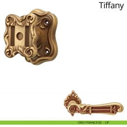 Pomolo per porta fisso Tiffany Linea Calì con rosetta artistica 2