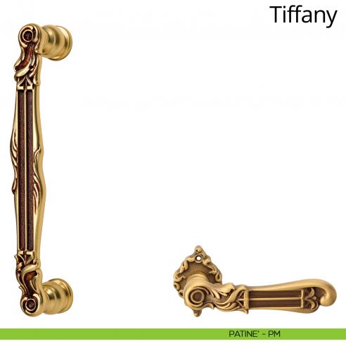 Maniglione per porta Tiffany Linea Calì patinè