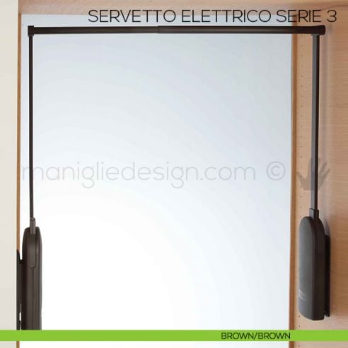 Servetto Elettrico per armadio brown/brown