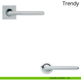 Maniglia per porta interna Trendy Linea Calì su rosetta quadrata bassa 2