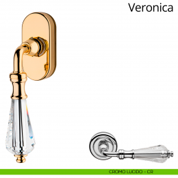 Maniglia Swarovski per finestra martellina DK Veronica Linea Calì 2