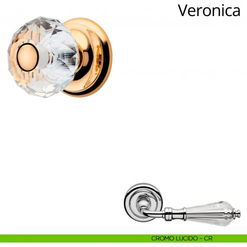 Pomolo Swarovski per porta fisso Veronica Linea Calì 50 mm