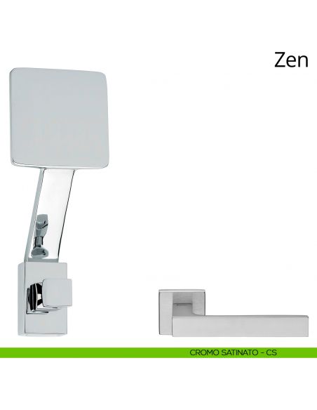 Appendiabiti a parete Zen Linea Calì cromo satinato