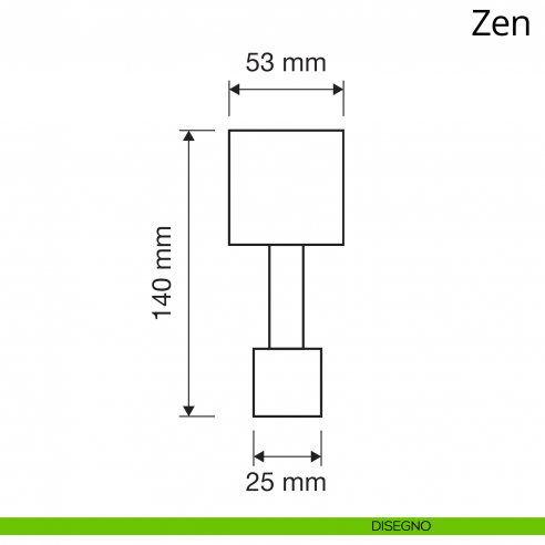 Appendiabiti a parete Zen Linea Calì disegno