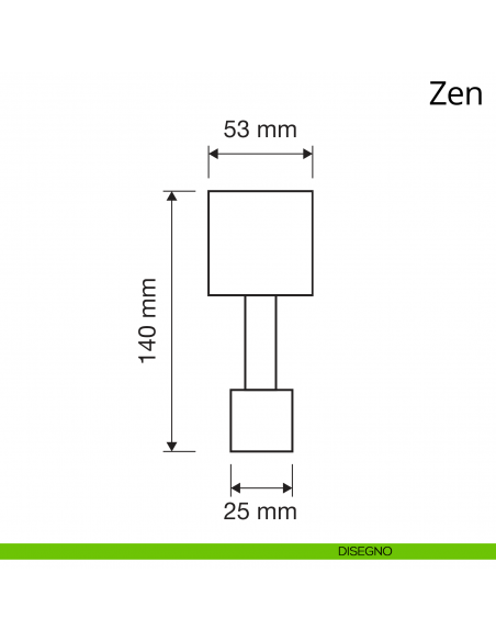 Appendiabiti a parete Zen Linea Calì disegno
