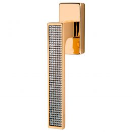 Maniglia per finestra con Swarovski martellina DK Zen Mesh Linea Calì