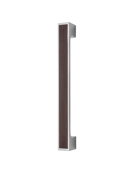 Maniglione con Legno per porta dritto Zen Wengè Linea Calì