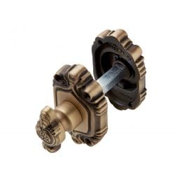 Nottolino per porta 005 Linea Calì con rosetta sagomata