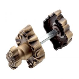 Nottolino per porta 018 Linea Calì con rosetta sagomata