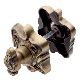 Nottolino per porta 091 Linea Calì con rosetta sagomata