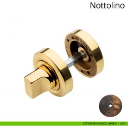 Nottolino per porta 103 Linea Calì con rosetta tonda bombata 2