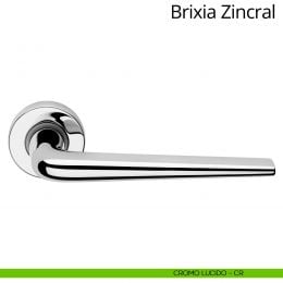 Maniglia per porta interna Brixia Zincral Linea Calì rosetta tonda 2