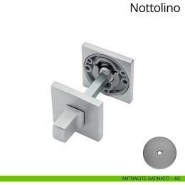 Nottolino per porta 024 Linea Calì con rosetta quadrata bassa zama 2