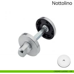 Nottolino per porta 101 Linea Calì con rosetta tonda 45 mm zama 2