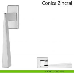Maniglia per finestra martellina DK Conica Zincral Linea Calì 2