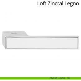 Maniglia per porta interna Loft Zincral Legno laminato bianco Linea Calì 2