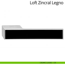 Maniglia per porta interna Loft Zincral Legno laminato nero Linea Calì 2