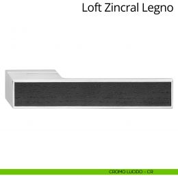 Maniglia per porta interna Loft Zincral Legno wengé Linea Calì 2
