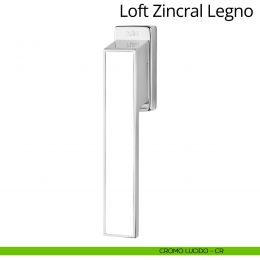 Maniglia per finestra martellina DK antintrusione Loft Zincral Legno laminato bianco Linea Calì 2