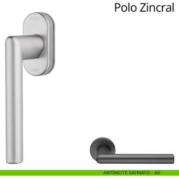Maniglia per finestra martellina DK antintrusione Polo Zincral Linea Calì 2