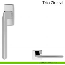 Maniglia per finestra martellina DK Trio Zincral Linea Calì 2