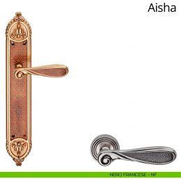 Maniglia con placca Big per porta Aisha Linea Calì 2