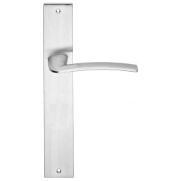 Maniglia con placca per porta Ala Linea Calì