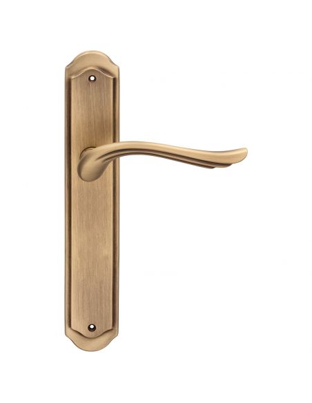 Maniglia con placca per porta Aria Linea Calì