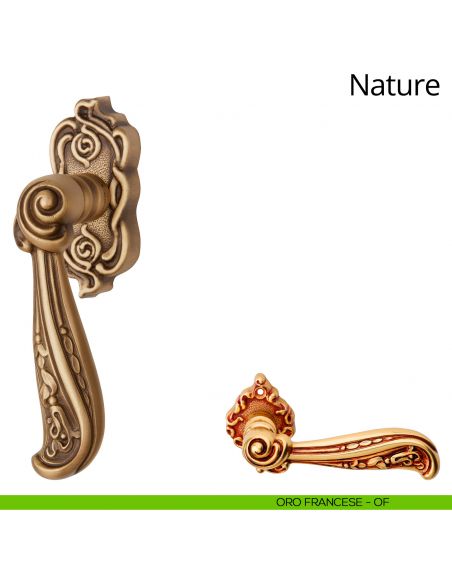 Maniglia per finestra martellina DK Nature Linea Calì oro francese