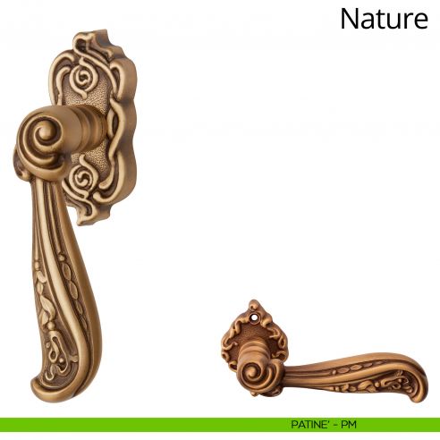 Maniglia per finestra martellina DK Nature Linea Calì patinè