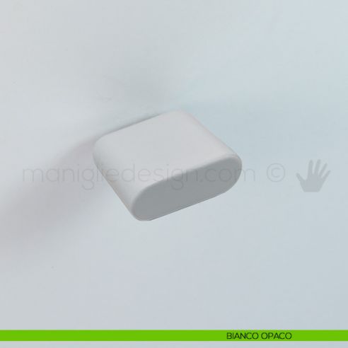Pomello per mobile Estamp 8172 bianco opaco