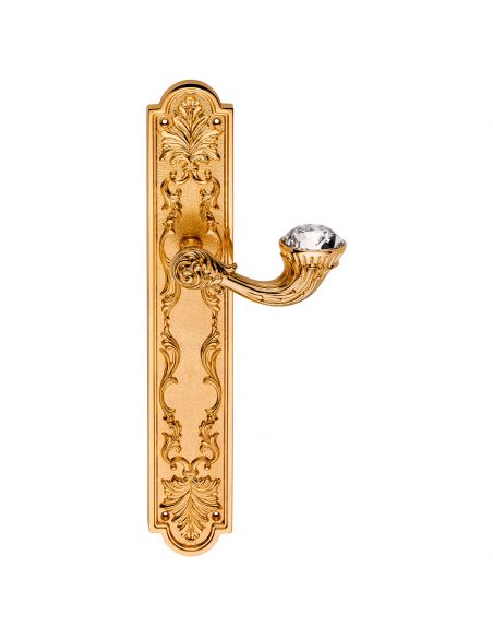 Maniglia Swarovski con placca 1405 per porta Brilliant Diamond Linea Calì
