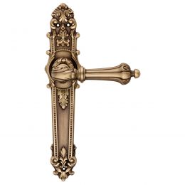 Maniglia con placca per porta Charme Linea Calì